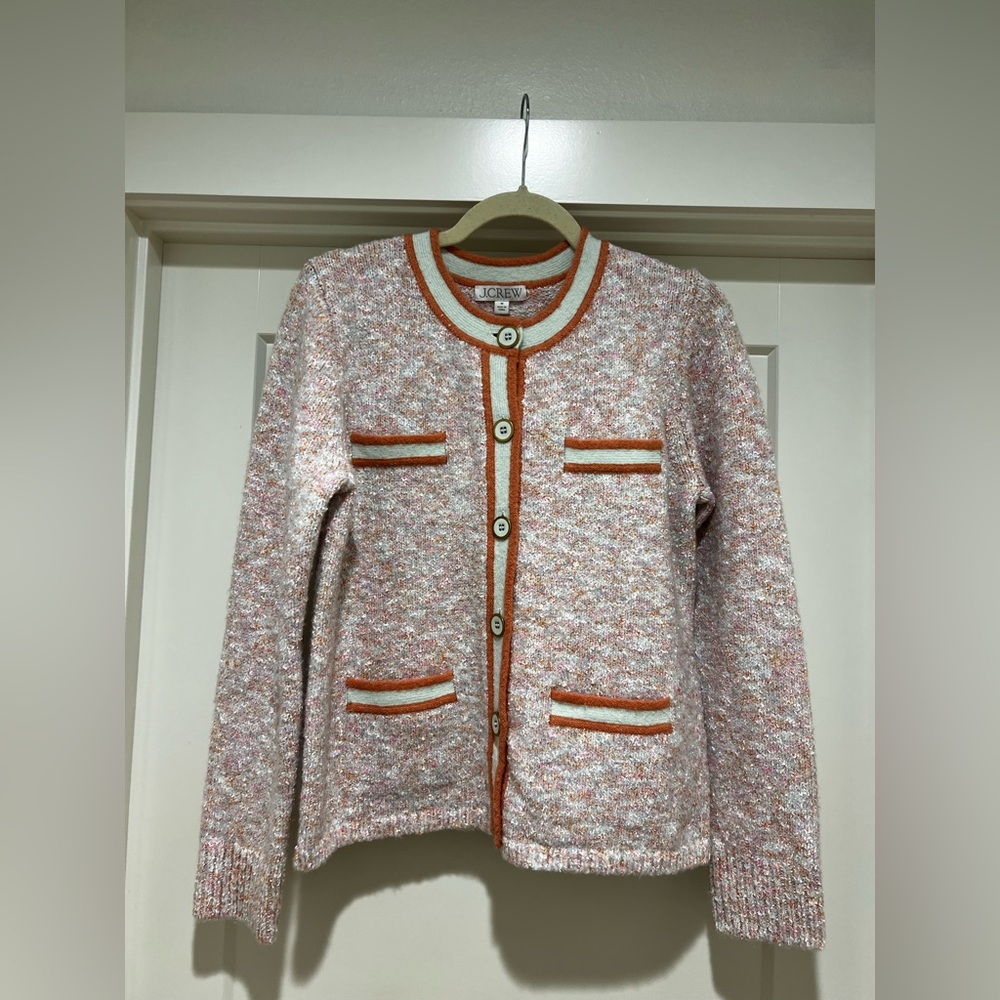 J.Crew button up sweater blazer M